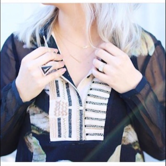 Anthropologie Embroidered Tunic - Picture 2 of 4